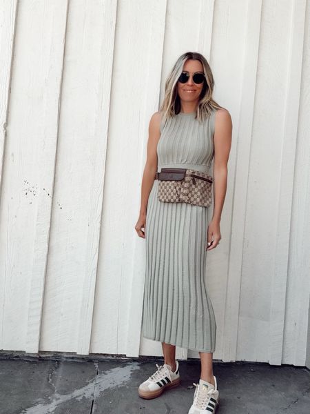 Varley knit midi dress for summer, I’m wearing a size small 

#LTKStyleTip