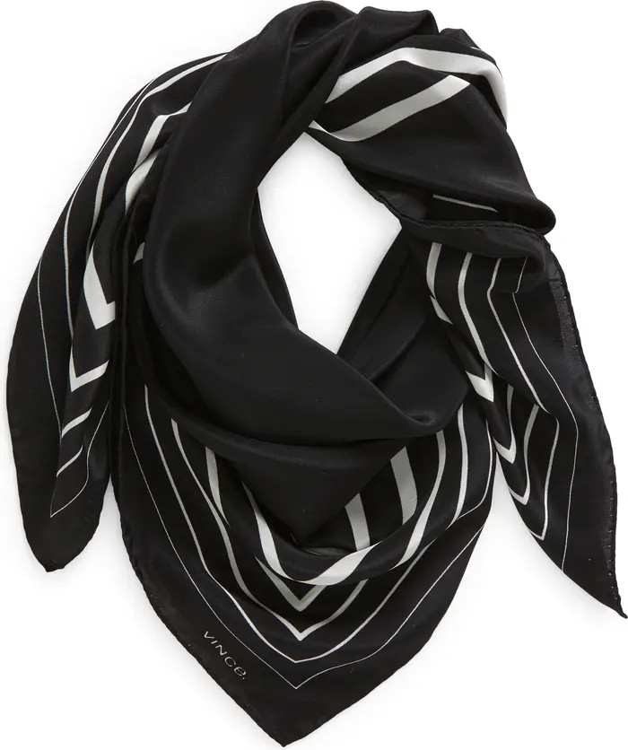 Graduated Stripe Silk Scarf | Nordstrom