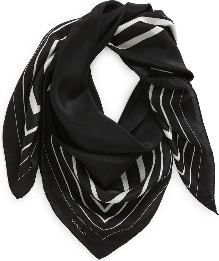 Graduated Stripe Silk Scarf | Nordstrom