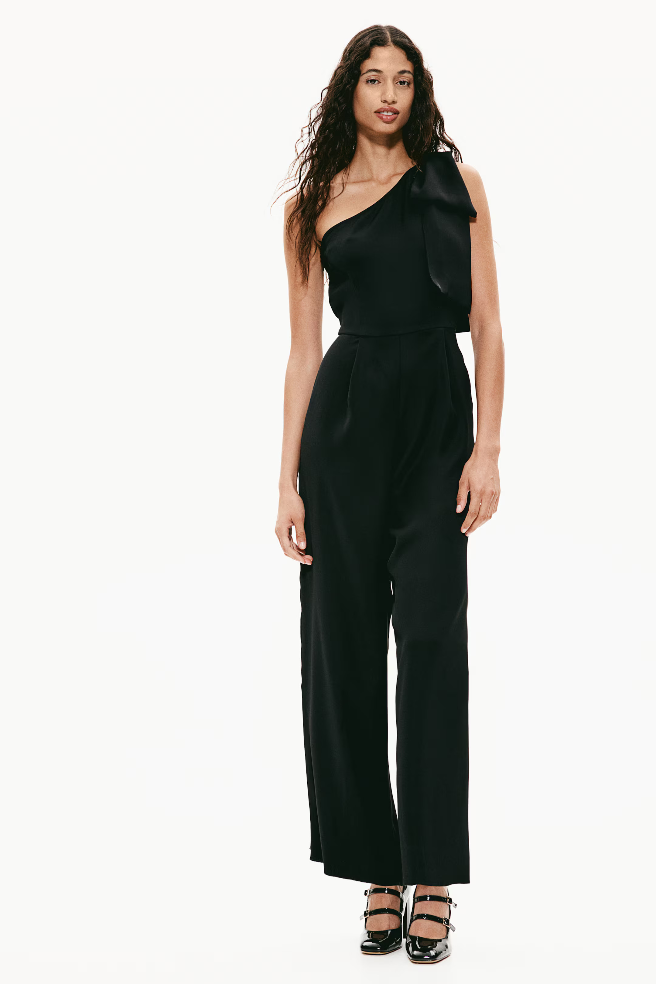 One-Shoulder Jumpsuit - Red - Ladies | H&M US | H&M (US + CA)