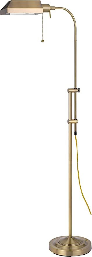 Cal Lighting BO-117FL-AB Floor Lamp Pharmacy Collection with Adjust Pole , 62 inches, Antique Bra... | Amazon (US)