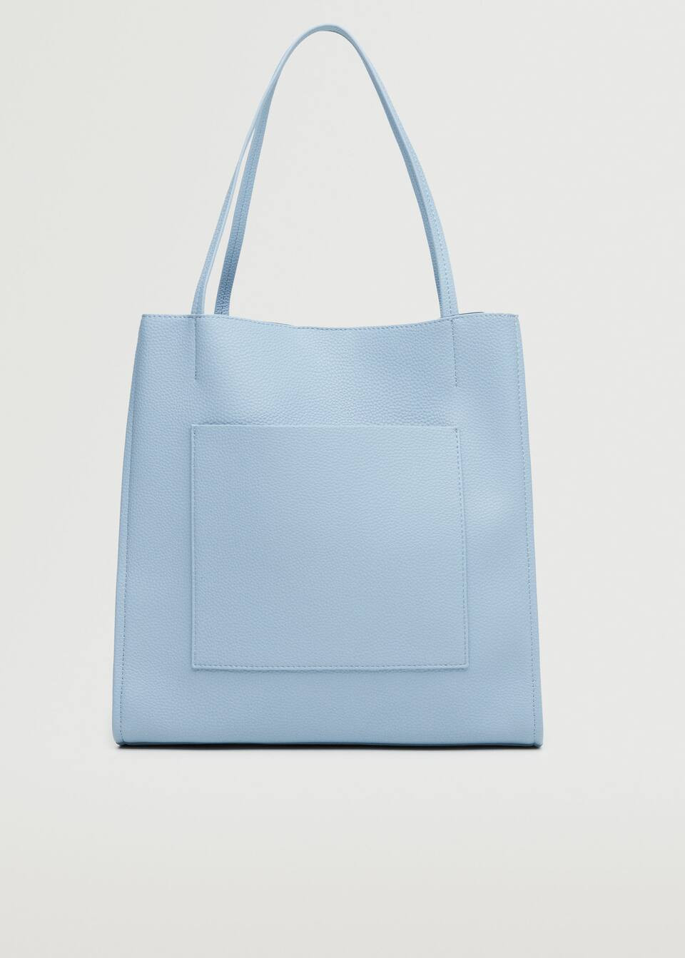 Pocket shopper bag -  Women | Mango USA | MANGO (US)