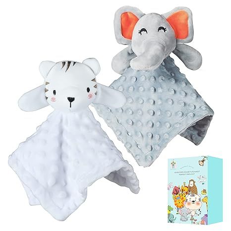 Cute Castle Security Blanket Baby Gifts Box - Soft Unisex Newborn Essentials for Boys and Girls -... | Amazon (US)