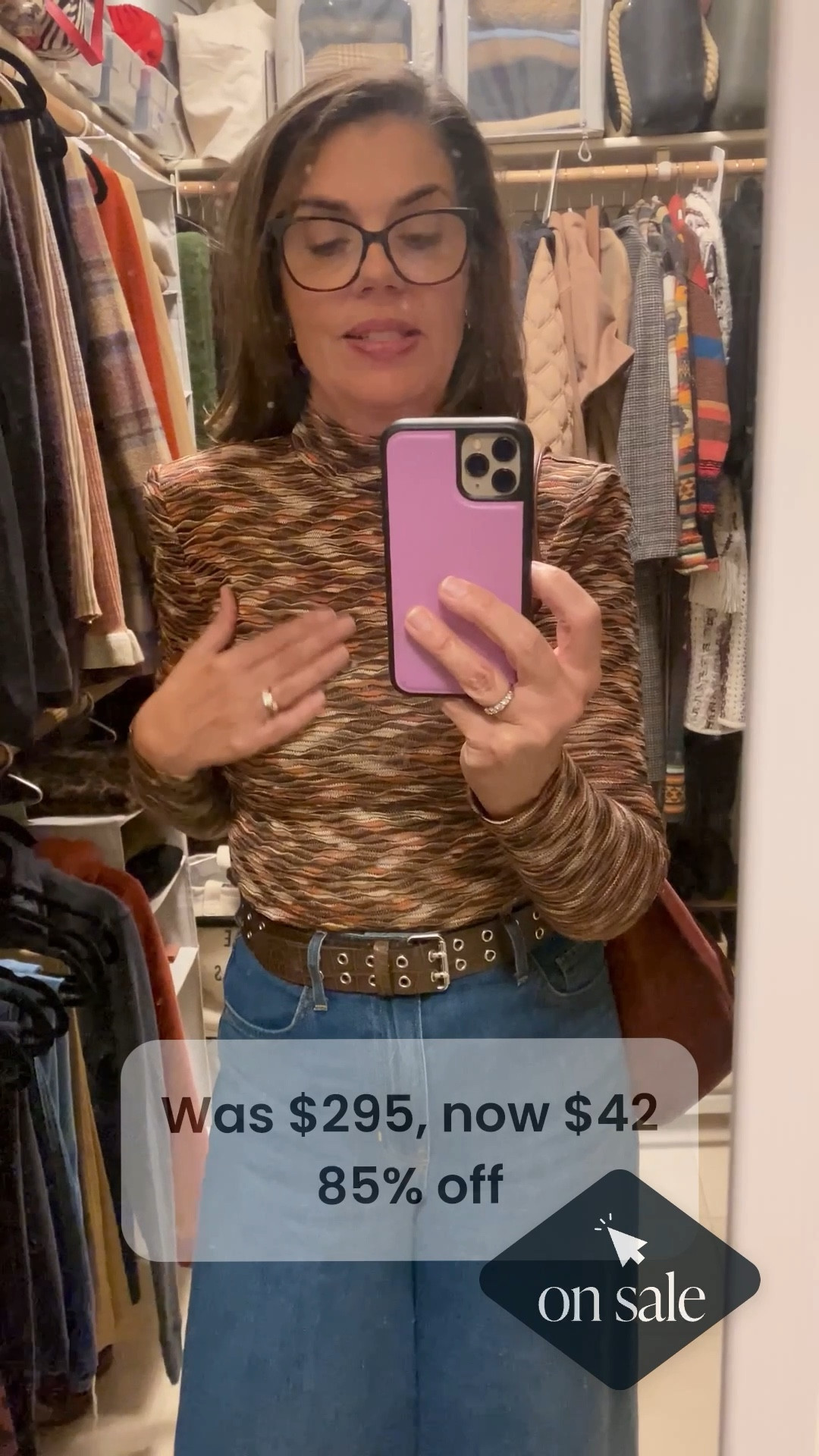 Was $295, now $42
➡️ yup, that’s 85% off!!!!!

❤️ this Ramy Brook turtleneck, TTS, nice stretch, wearing a small, gorgeous 70’s vibe, buttons at neck. 

Under $50, Cute top, chic, elegant, designer look, sale alert

#LTKootd #LTKOver40 #LTKSaleAlert