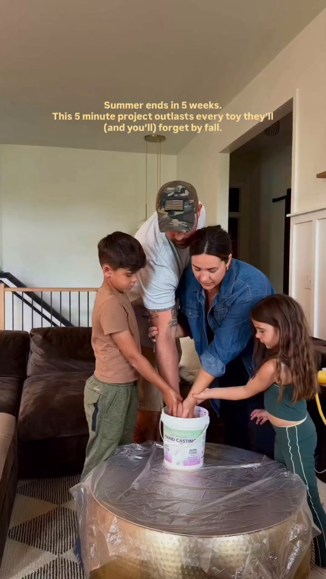 Hand mold casting kit on sale! Our fam did the Large
