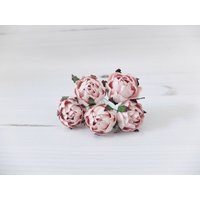 5 30mm Light Pink Mauve Paper Ranunculus, 3 cm Flowers | Etsy (US)