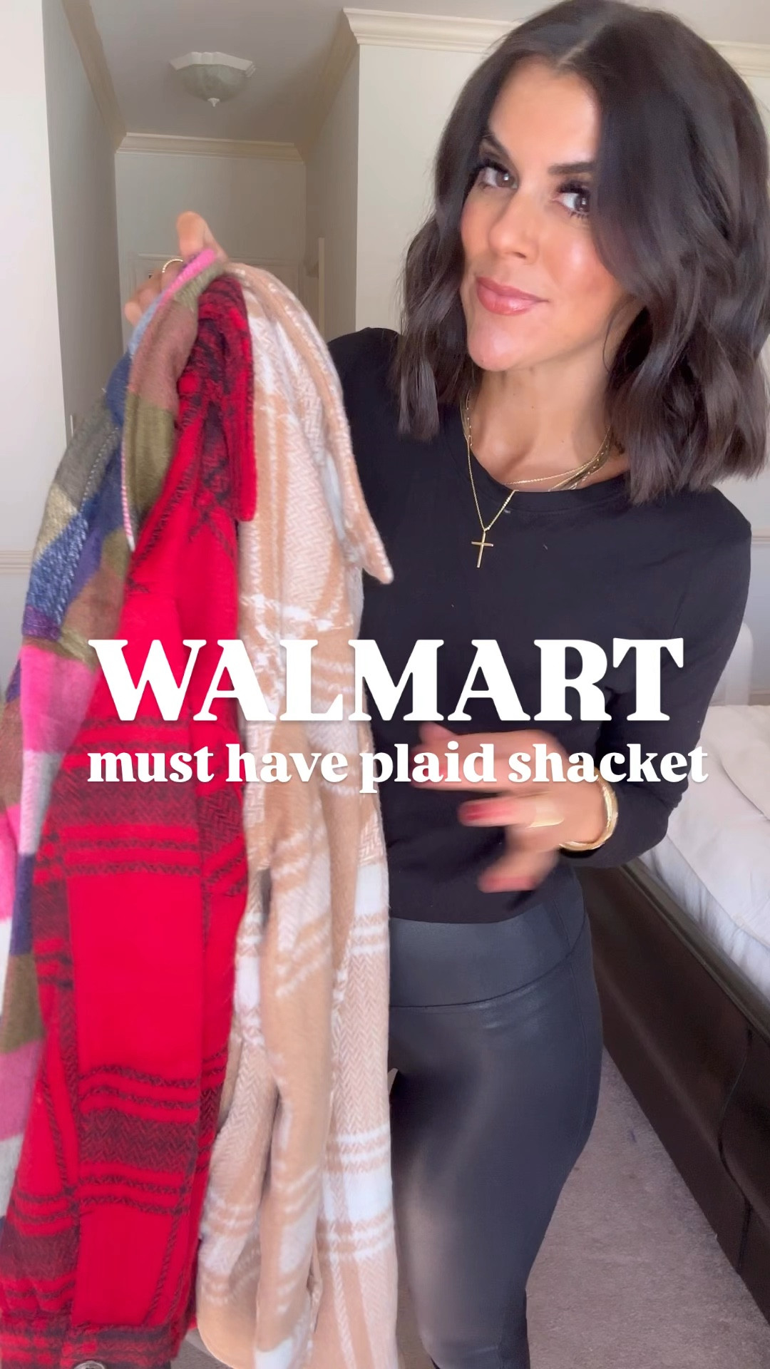 New Walmart Shackets! I’m in my true size small. Size small in leggings and tee. Jeans in my true size 2. Shoes all fit true to size. 

#LTKHoliday #LTKWatchNow #LTKStyleTip