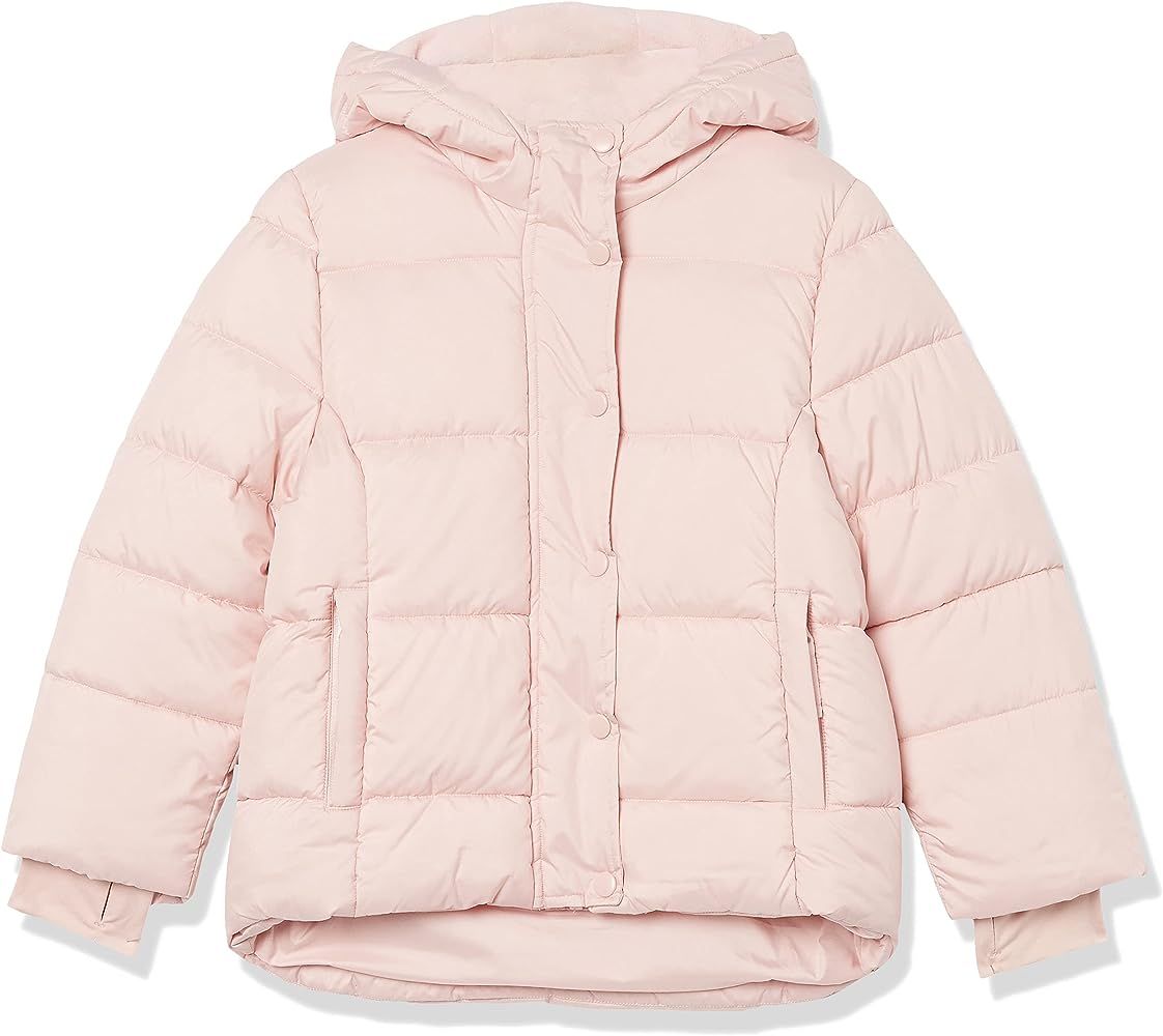 Amazon Essentials Girls and Toddlers' Heavyweight Hooded Puffer Jacket | Amazon (US)