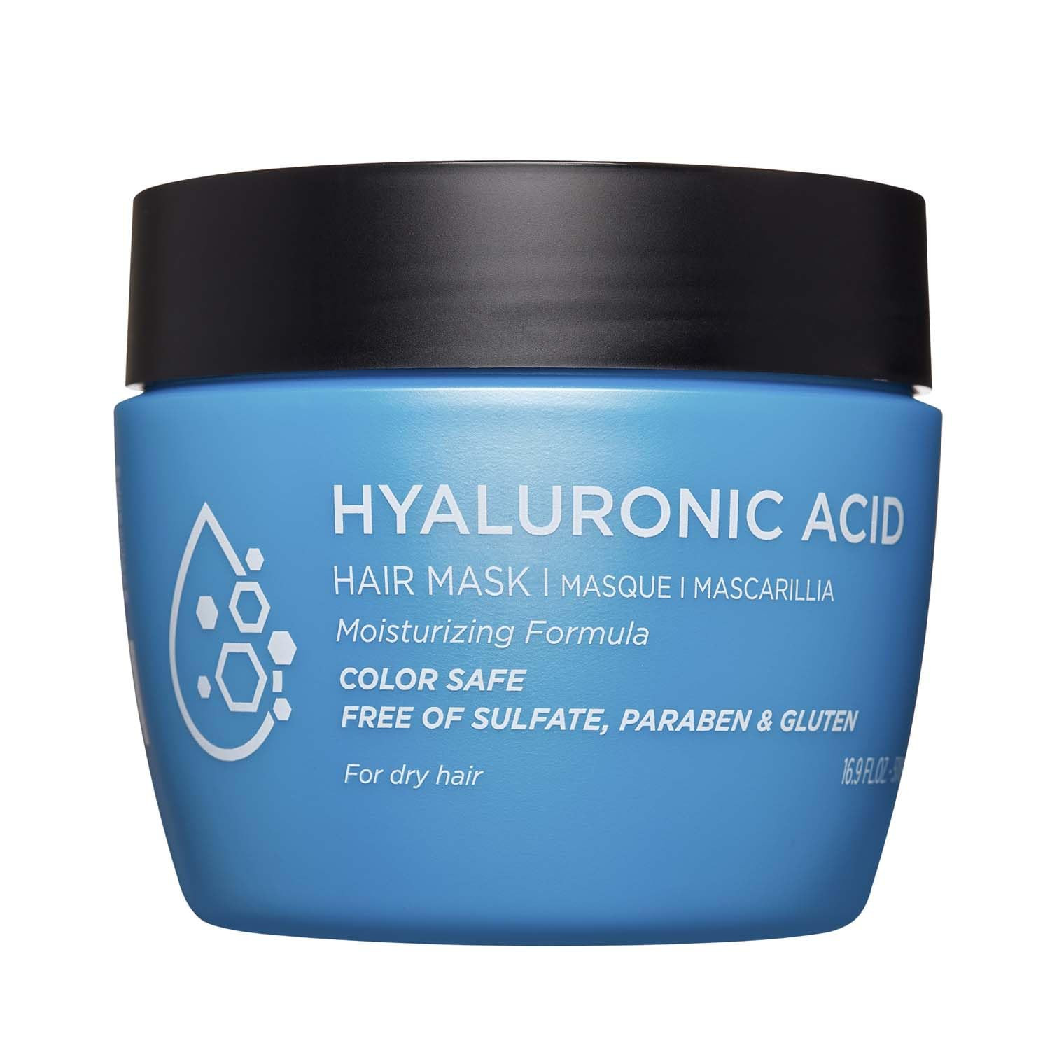 Luseta Hyaluronic Acid Intense Moisture Hair Mask Hydrate Dry Hair Enhance manageability for Men ... | Amazon (US)