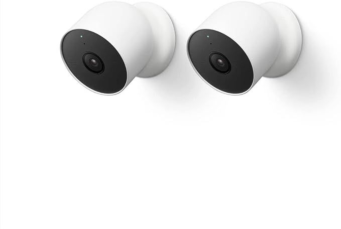 Google Nest Cam Outdoor or Indoor, Battery - 2nd Generation - 2 Count (Pack of 1) | Amazon (US)