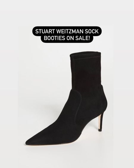 My Stuart Weitzman sock booties are on sale. These run TTS and they’re super comfortable  