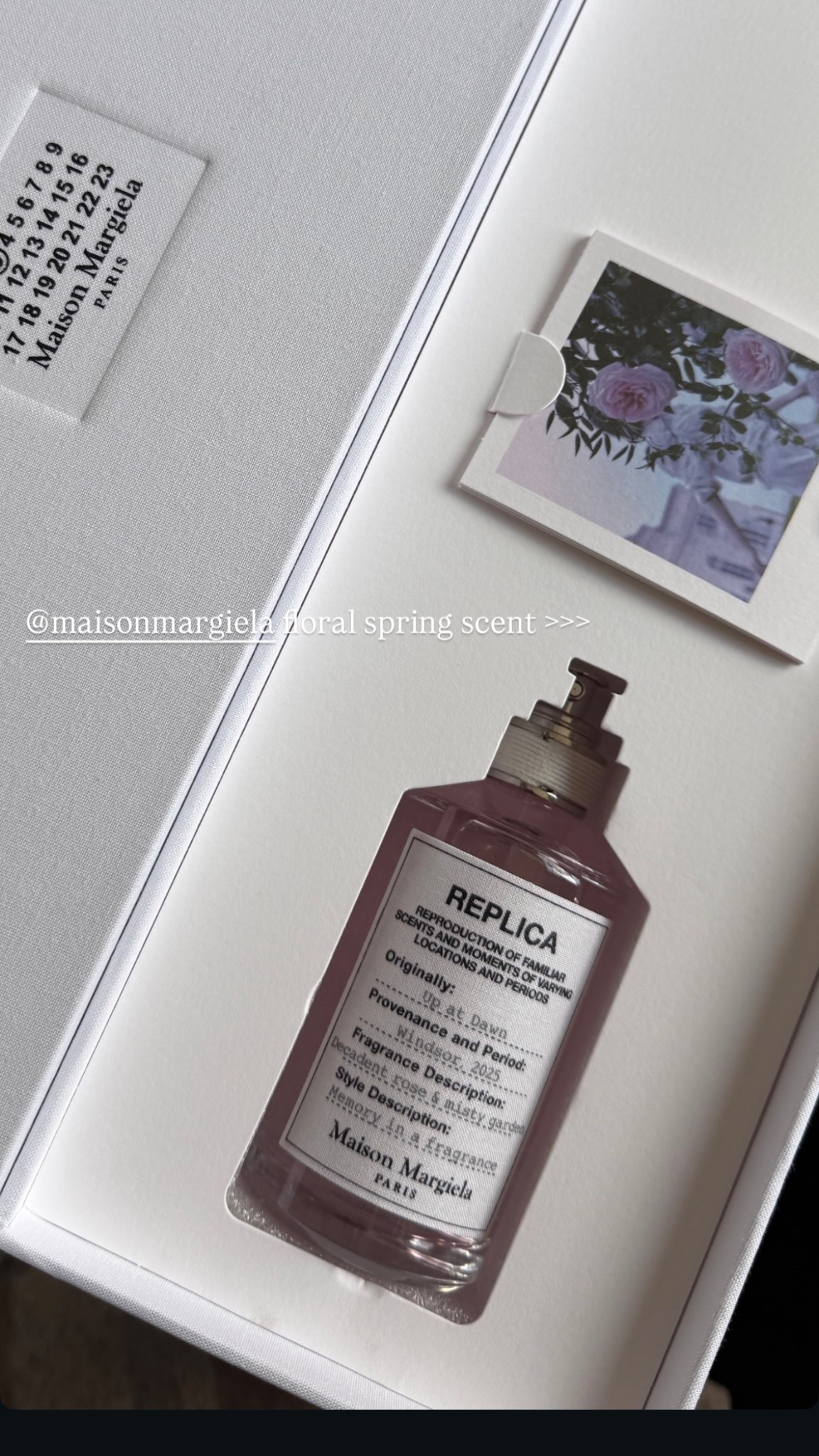 New spring scent from Maison Margiela! This is the new replica up at Dawn fragrance - it’s a soft woody perfume with notes of pink pepper, rose and moss. The perfect floral, earthy spring perfume. This is also a great Mother’s Day gift idea! … For more links to spring outfits 2026, country concert outfits, spring dresses, date night outfits, vacation outfits beach, business casual workwear, work outfts, travel outfits, follow me on LTK! ✨

#LTKBeauty #LTKSeasonal #LTKMothersDay