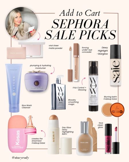 Sephora sale favorites 
Tatcha skincare 
WOW haircare 
Clean lipgloss 
Anti-aging concealer 

#LTKover40 #LTKxSephora #LTKbeauty