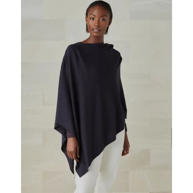 Organic-Cotton Poncho With Cashmere | Hats, Scarves & Gloves | The  White Company | The White Company (UK)