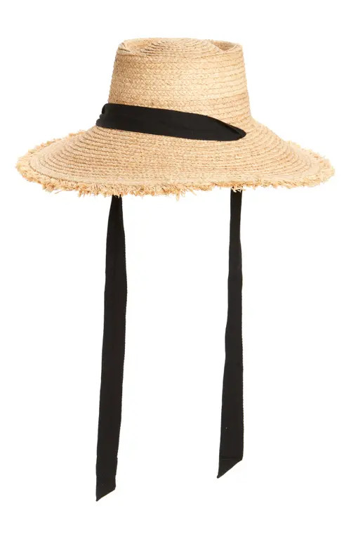 Lack of Color Paloma Frayed Edge Sun Hat in Natural at Nordstrom, Size Large | Nordstrom