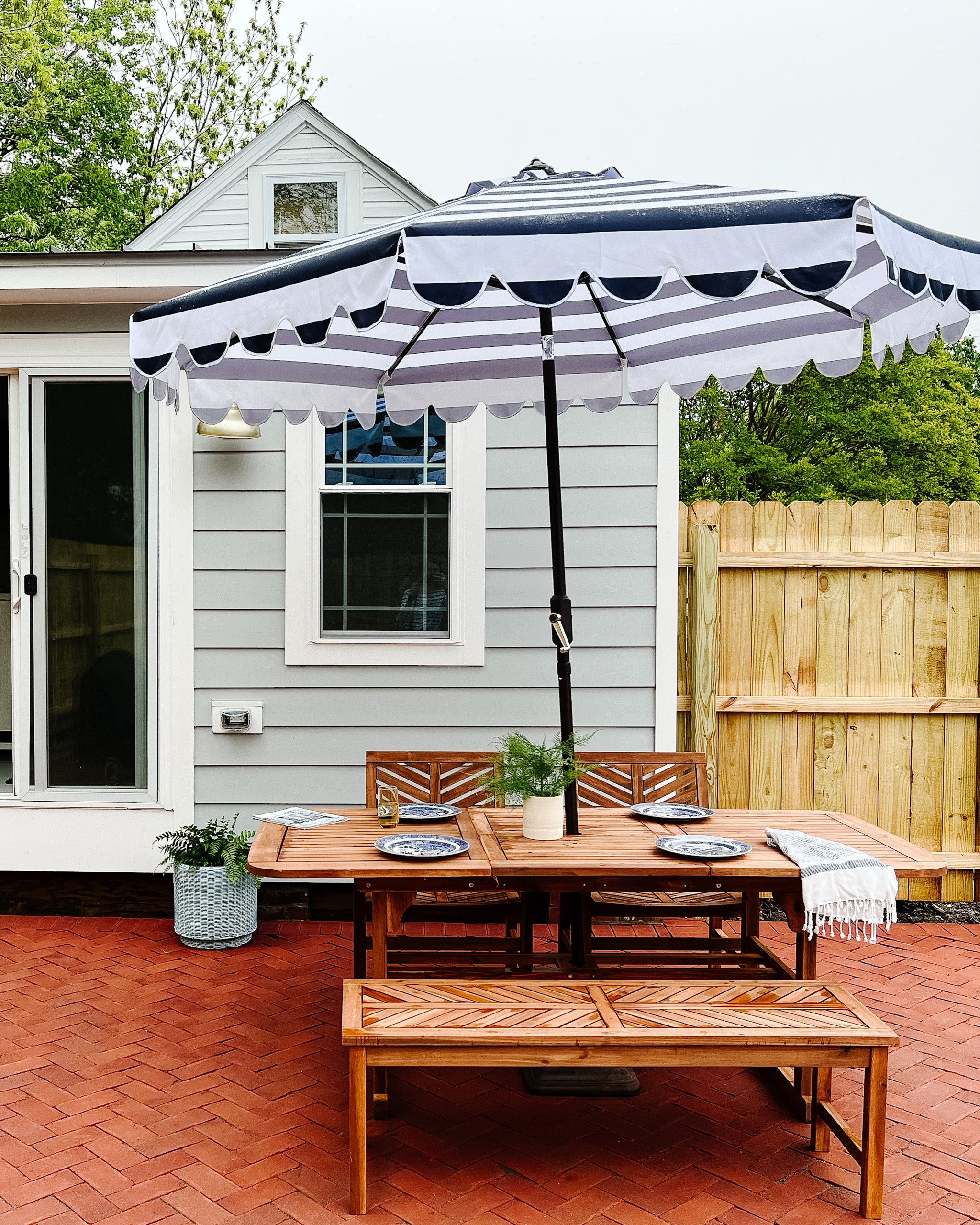 Dining Al fresco on our patio - table by Walker Edison 

#LTKFind #LTKSeasonal #LTKhome
