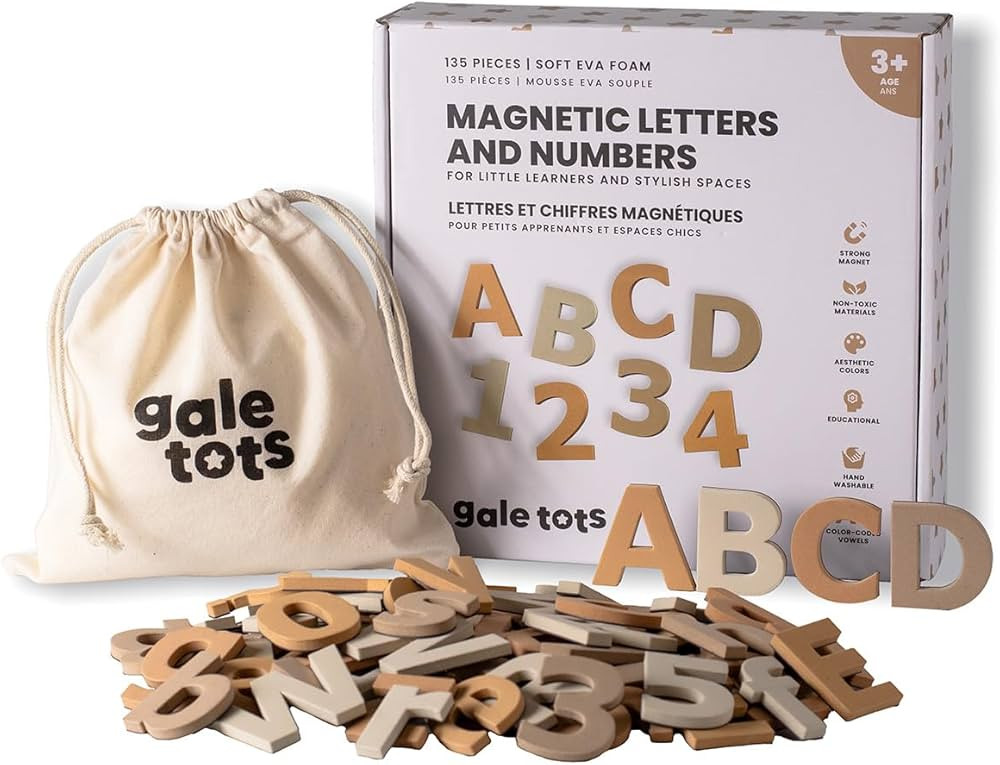 Magnetic Letters and Numbers -135 Pcs Alphabet Magnets in Aesthetic Colors - Alphabet Learning fo... | Amazon (CA)