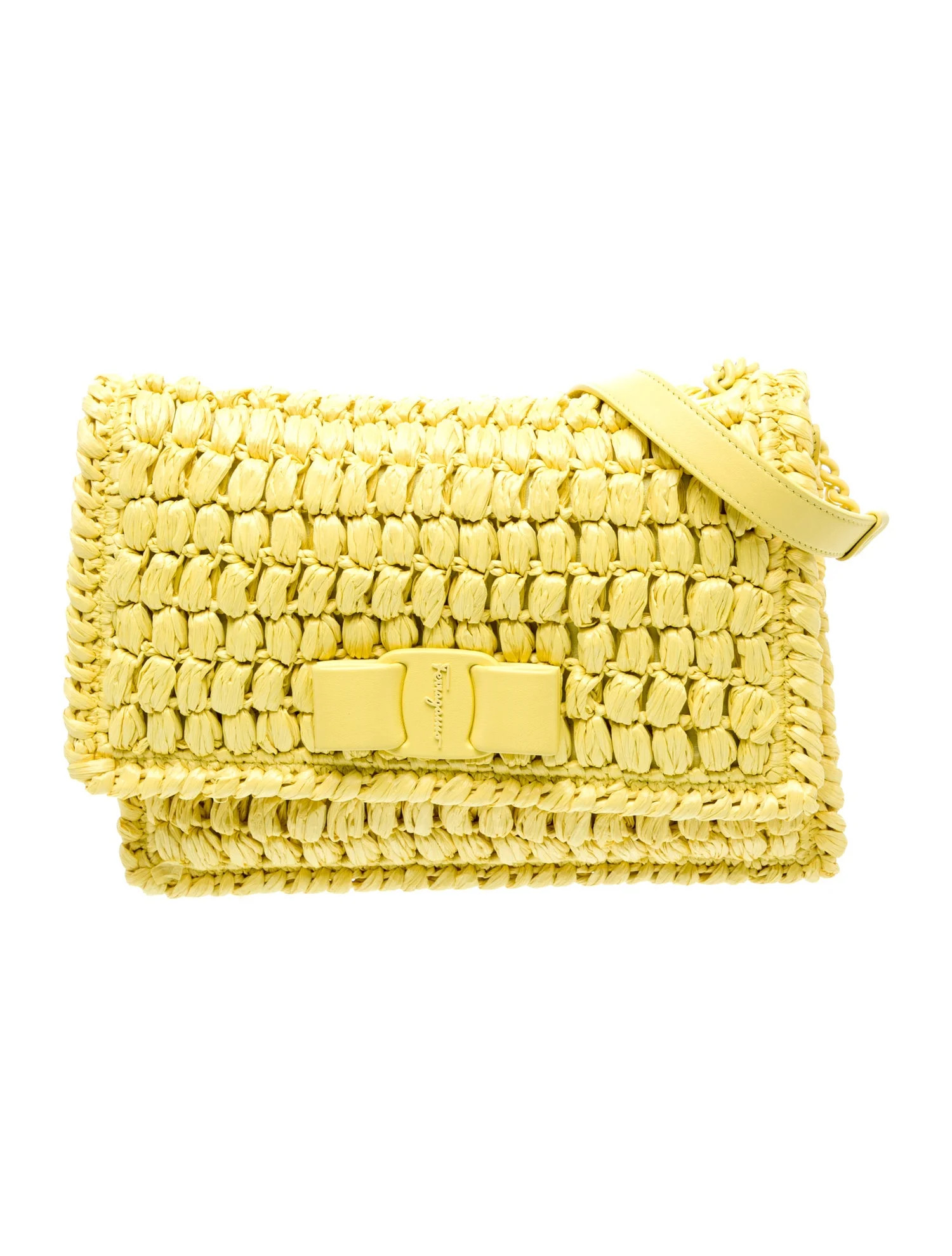 Raffia Shoulder Bag | The RealReal