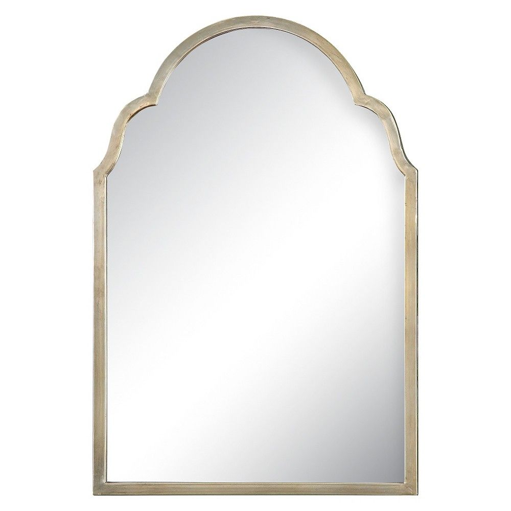 Rectangle Brayden Petite Arch Decorative Wall Mirror Silver - Uttermost, Adult Unisex | Target