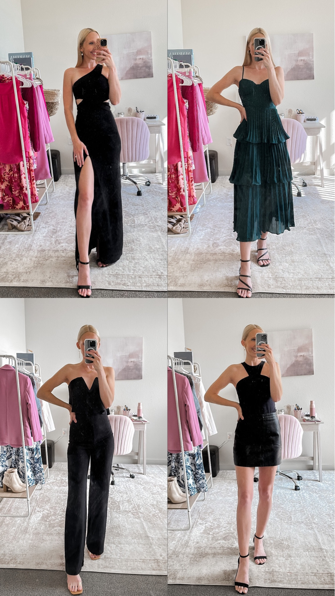 girl black dress Holly black girl prom gown – MyBabyByMerry main image 1