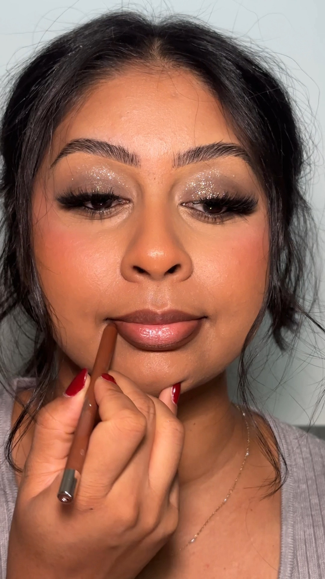 brown girl shimmer lip combo✨
@fentybeauty lip liner i woodn’t
@fentybeauty gloss bomb oil $uperfine $uga

#makeup #makeuphacks #makeuptutorial #browngirlmakeup #lipliner

#LTKuk #LTKbeauty
