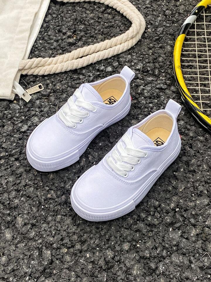 Children's Canvas Shoes, Spring And Autumn Korean Version, Simple Style, Fashionable Low-Cut Casu... | SHEIN