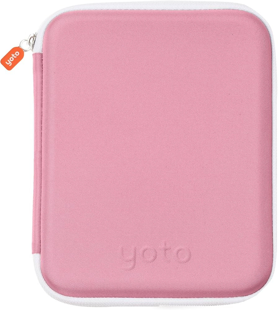Yoto Card Case in Think Pink – Kids Yoto Accessory, Soft Portable Folder with Zipper & 64 Pocke... | Amazon (US)
