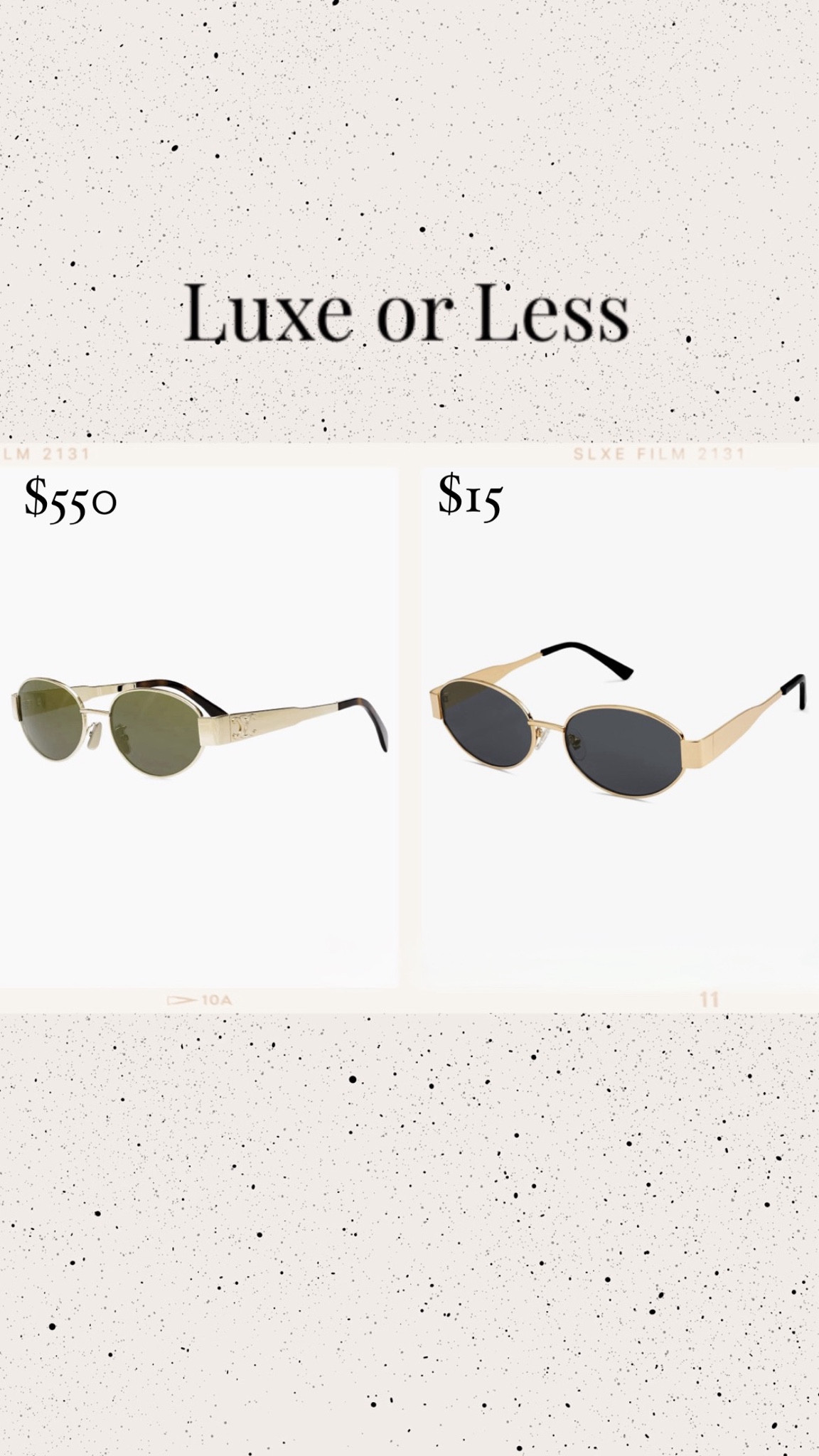 Luxe or less ✨ These Celine lookalikes are so good! Which one would you choose?

Celine sunglasses, sunglasses, sale, fall outfit, summer outfit, The Stylizt 



#LTKSaleAlert #LTKNYFW #LTKFindsUnder50