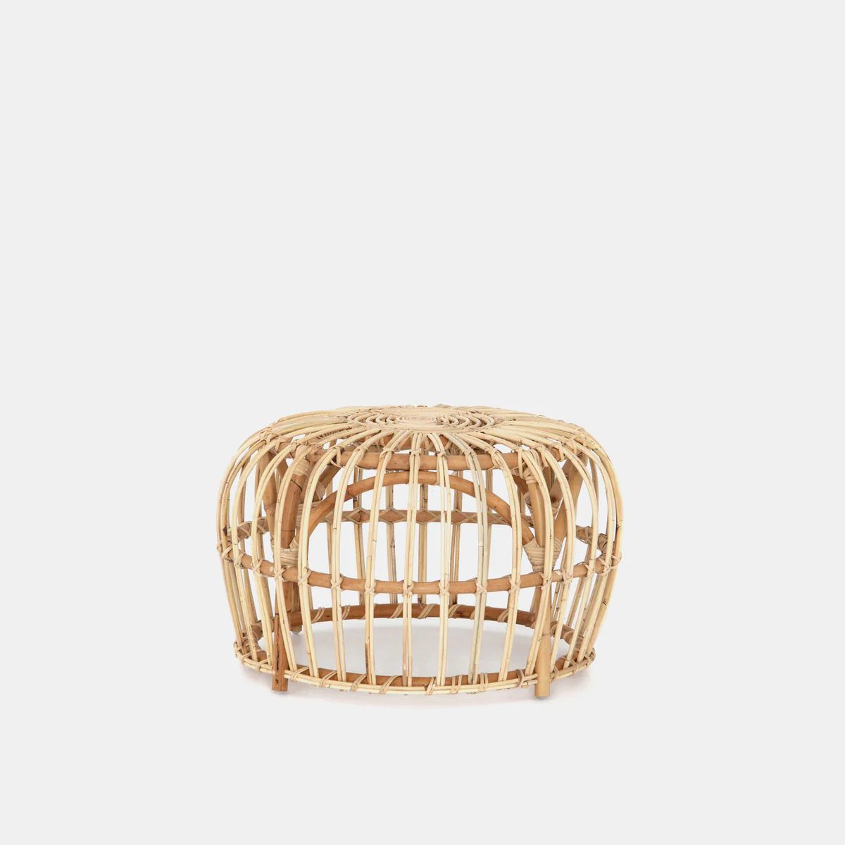 Crawford Rattan Accent Table | Amber Interiors