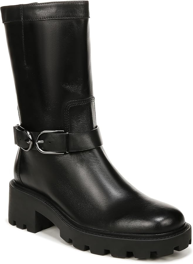 Franco Sarto womens Elle Mid Shaft Lug Sole BootMid Calf Boot | Amazon (US)