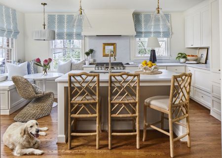 This kitchen renovation by River Brook Construction in Birmingham, AL was featured on my blog this week. See below for exact products used to decorate this charming, family space. 

#barstools #lamp #table #kitchentable

#LTKhome