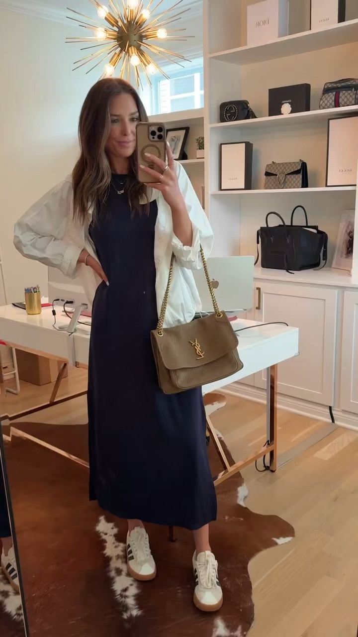 This is one of my all time favorite maxi dresses! So soft, stretchy, comfy and wrinkle resistant // wearing a small in the dress and jacket. Sneakers fit true to size #springstyle #amazonfinds #fashion #womens #founditonamazon #amazoncreatorfinds

#LTKootd #LTKSeasonal #LTKTall