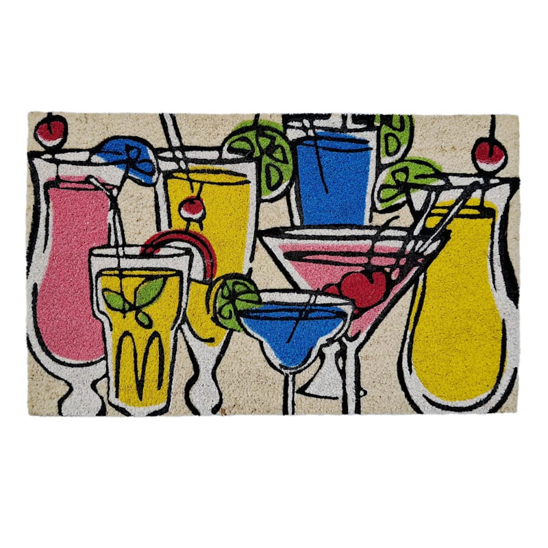 Cocktails 18X30 Coir | At Home