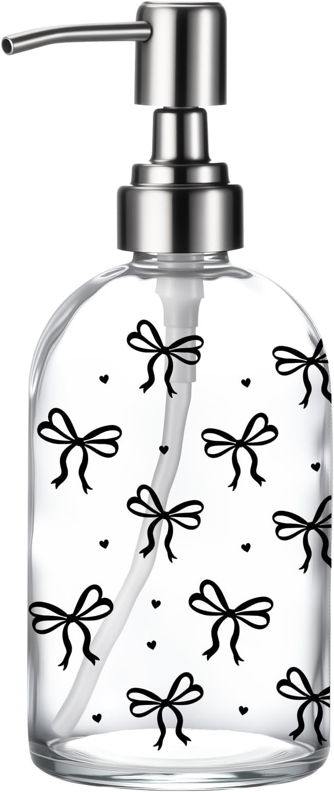 Simple Glass Soap Dispenser with Rust Proof Pump,Kitchen Dish soap Dispenser for Kitchen Shower(B... | Amazon (US)