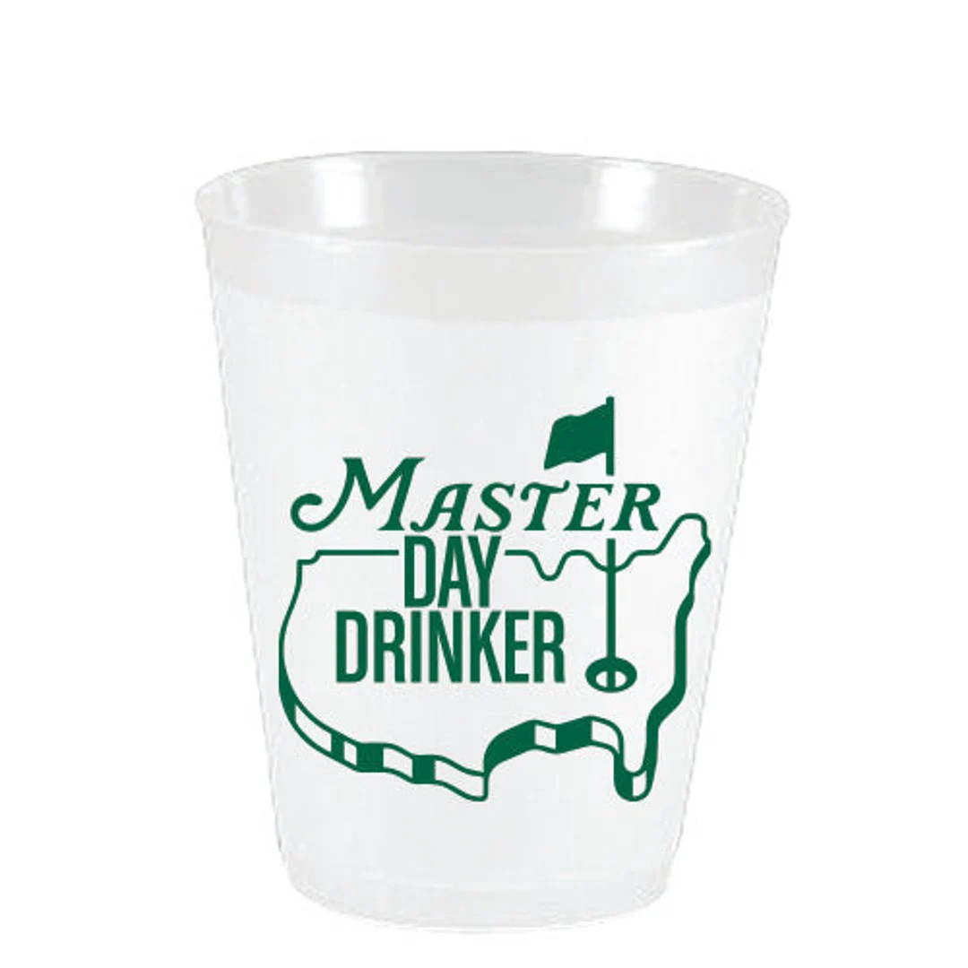 Golf Master Day Drinker Reusable 16oz Frost Flex Cups - 10 Pack - Etsy | Etsy (US)