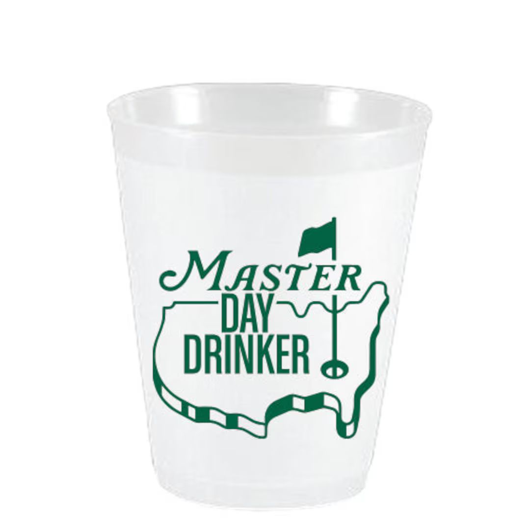 Golf Master Day Drinker Reusable 16oz Frost Flex Cups 10 Pack - Etsy | Etsy (US)