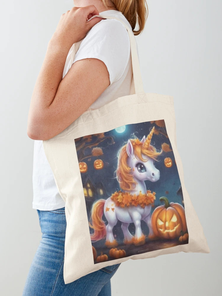 Halloween Unicorn Tote Bag | Redbubble (US)