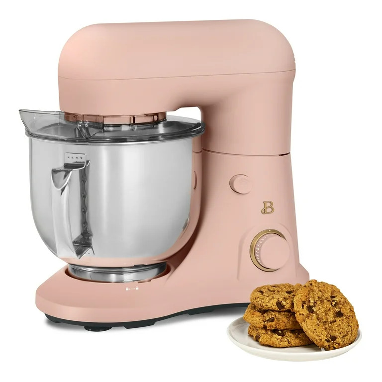 Beautiful 5.3 Qt Stand Mixer, Lightweight & Powerful with Tilt-Head, Rose by Drew Barrymore | Walmart (US)