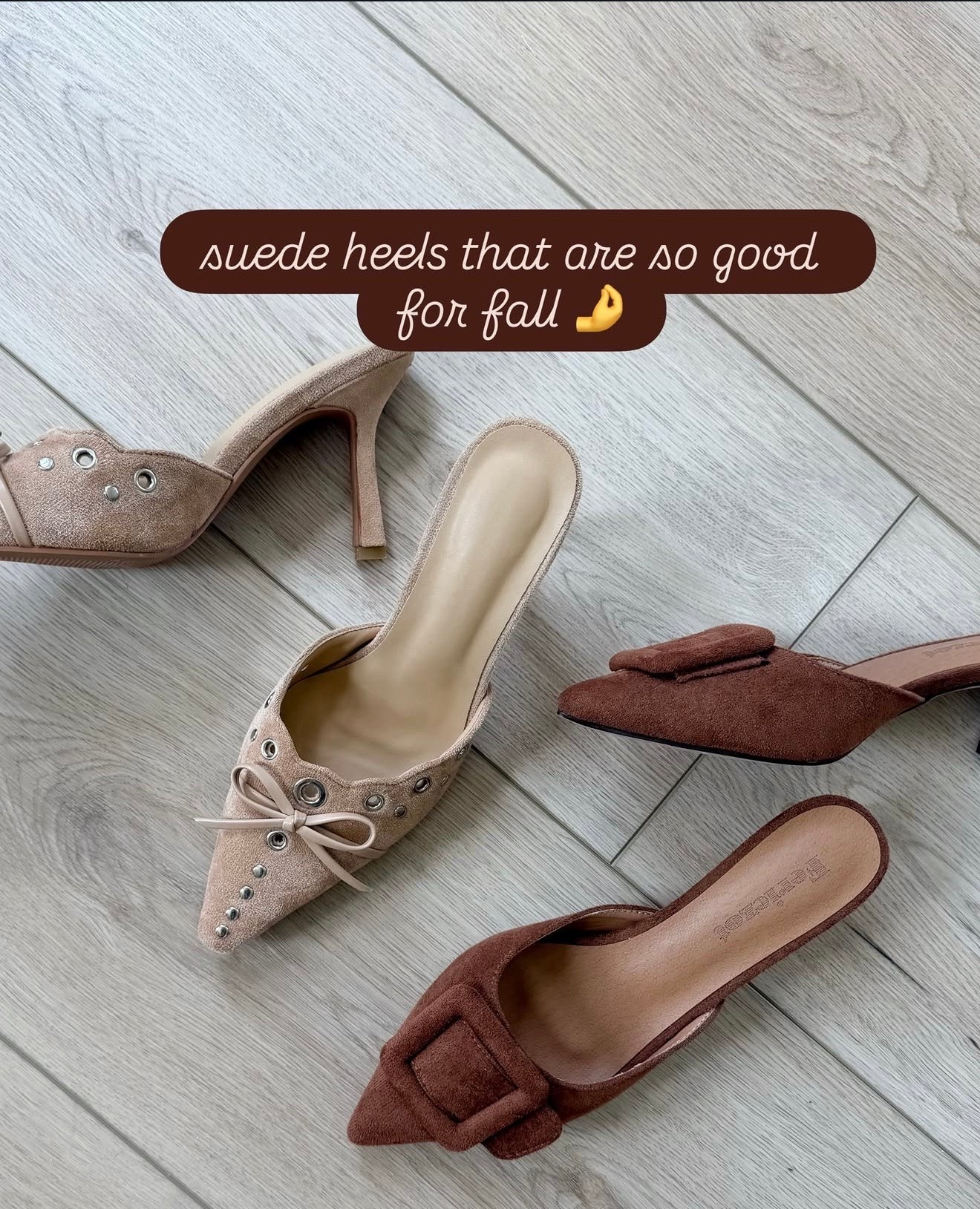 my favorite suede heels from last year that I’ll be wearing again this season 🍂🤌

#LTKootd #LTKSeasonal