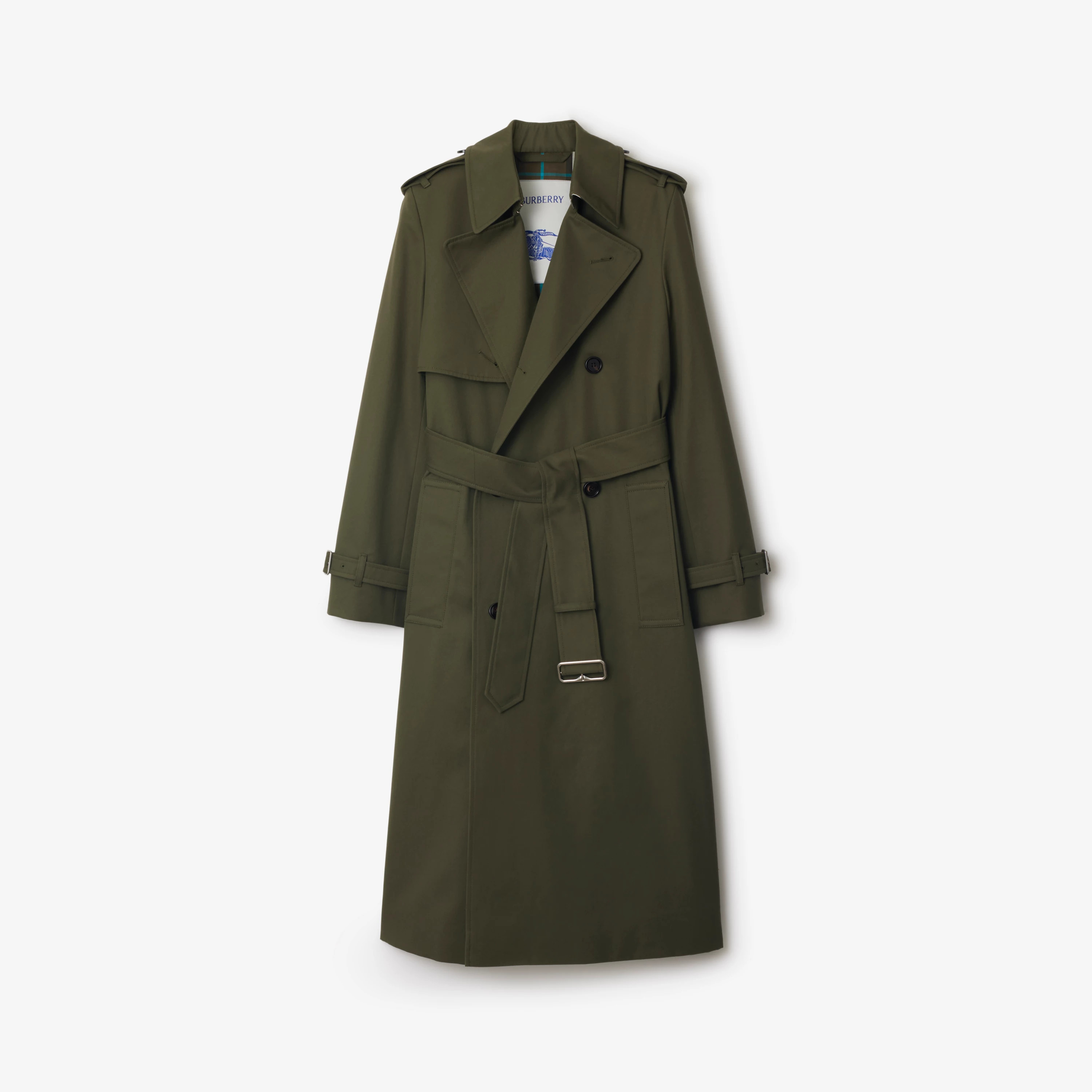 Long Cotton Blend Trench Coat | Burberry (US)