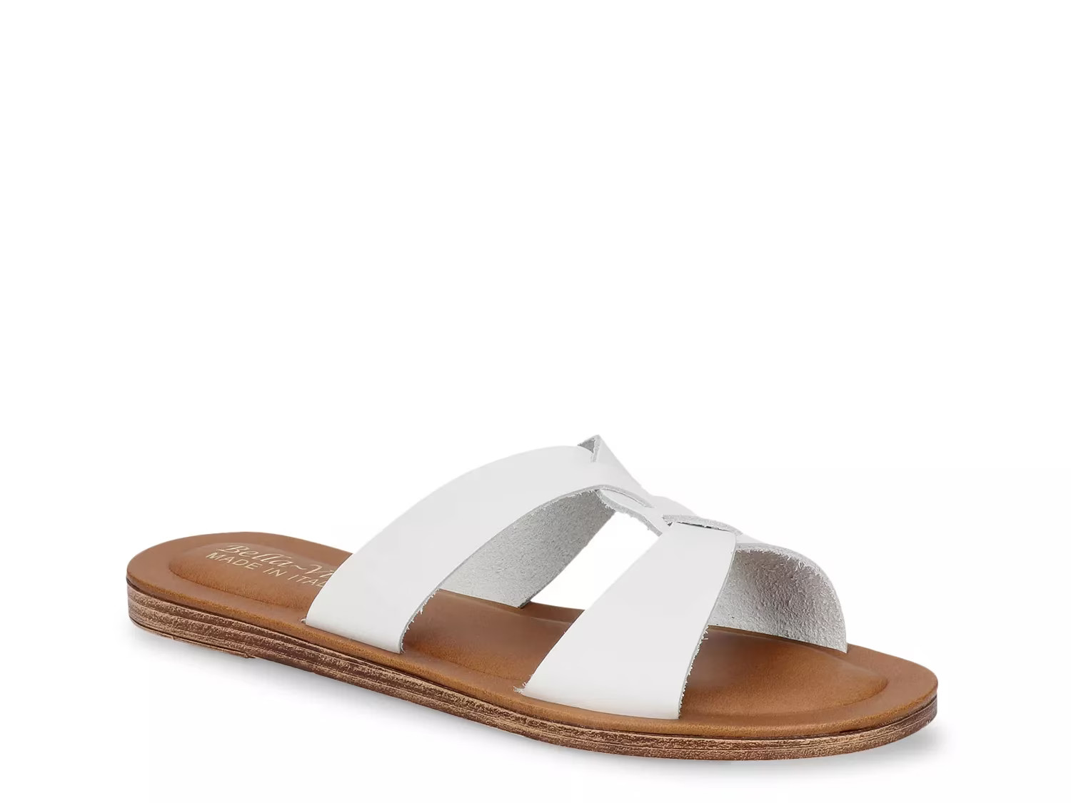 Bella Vita DovItaly Slide Sandal | Women's | White | Size 6 | Sandals | Flat | Slide | DSW