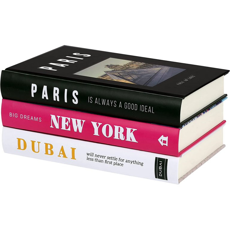 Fashion Decorative Books for Home Decor  Hardcover Home Decor Books Stack for Coffee Table  Shelf... | Walmart (US)