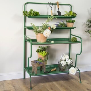 Metal potting table | Bed Bath & Beyond