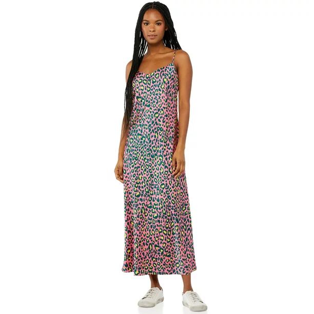 Scoop Women’s Print Slip Dress | Walmart (US)