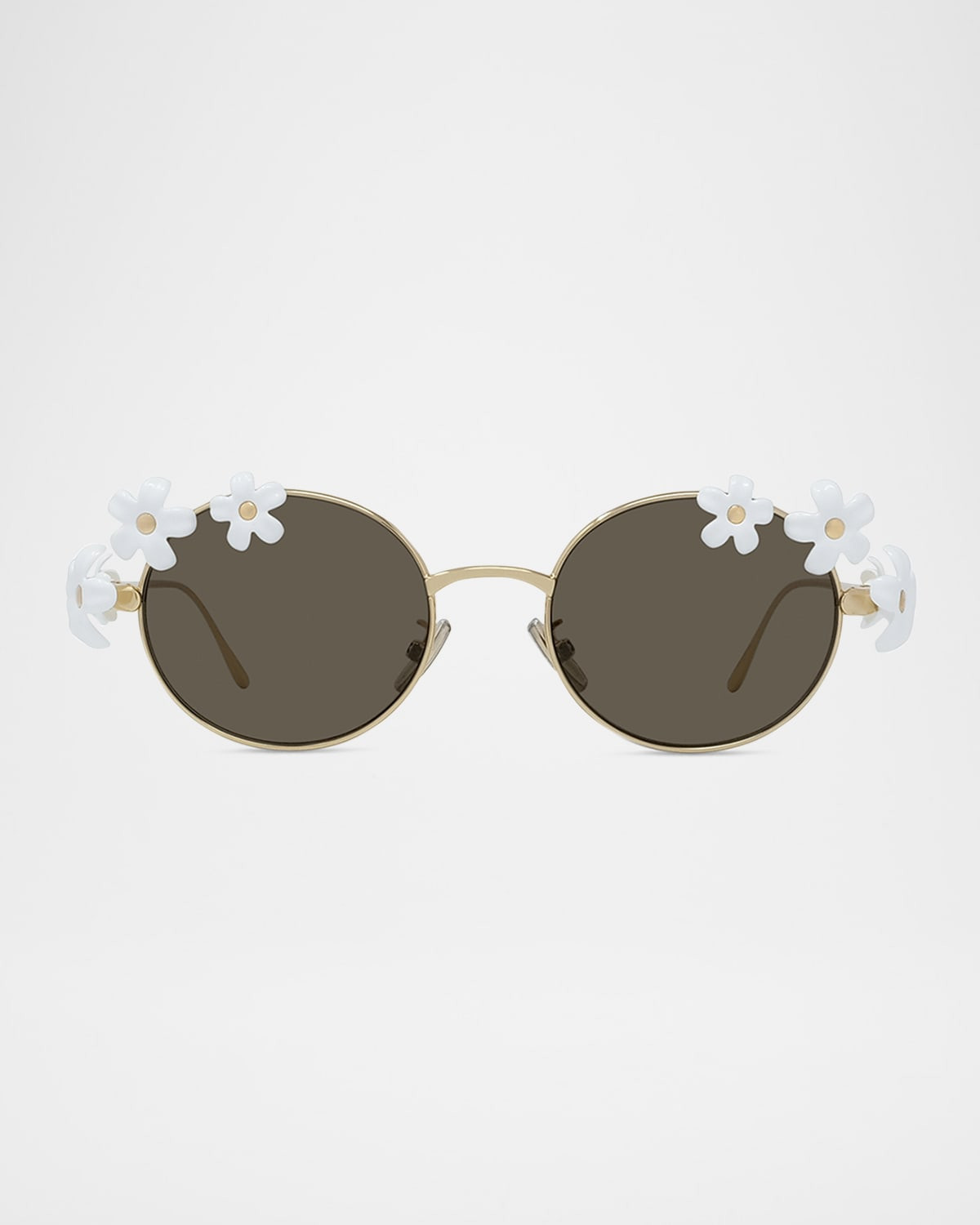 Signature Floral Metal Sunglasses | Neiman Marcus