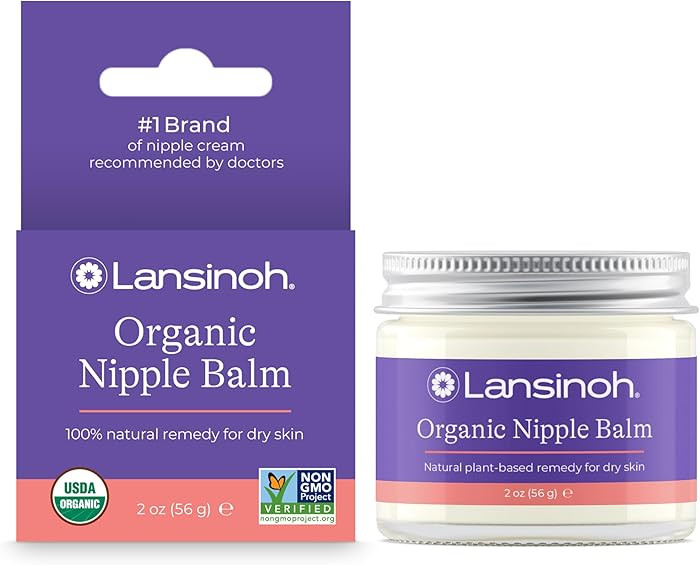 Lansinoh Organic Nipple Butter, Nipple Cream Safe for Breastfeeding Baby, Postpartum Essentials f... | Amazon (US)