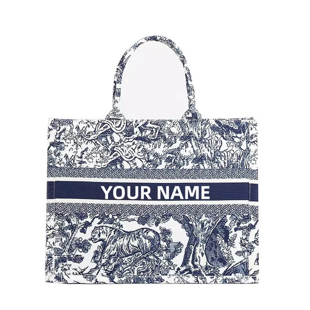 Large Capacity Canvas Book Tote Bag Spring Summer Personalized Fashion Printing With Name Women's... | AliExpress (US)