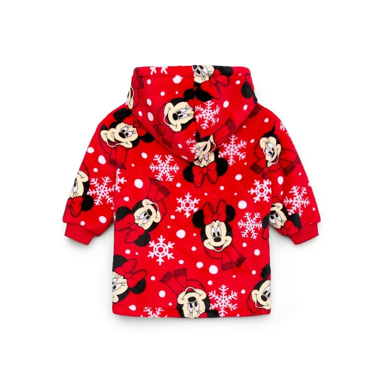 Minnie Mouse Toddler Girls Super Soft Snugit Hoodie, Sizes 12M-5T | Walmart (US)