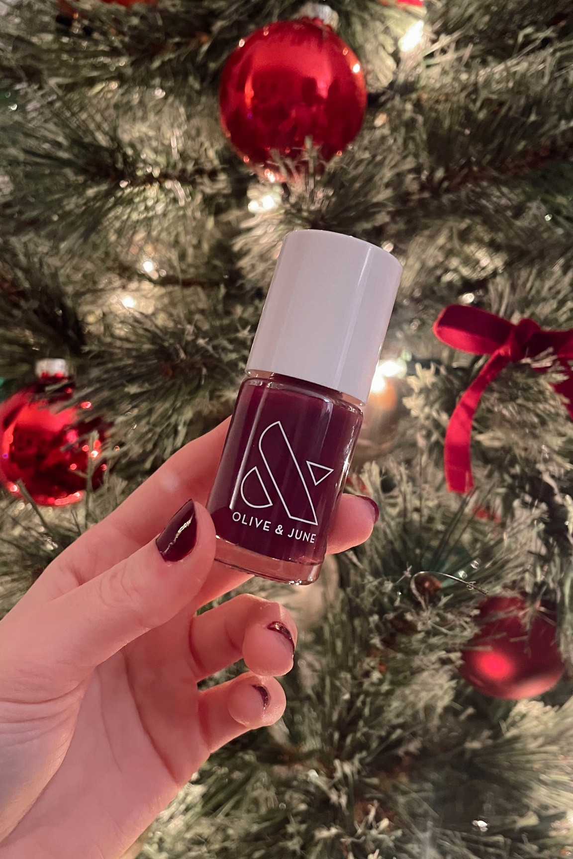 a spin on holiday nails with olive & june 🤍

#LTKstyletip #LTKGiftGuide #LTKHoliday