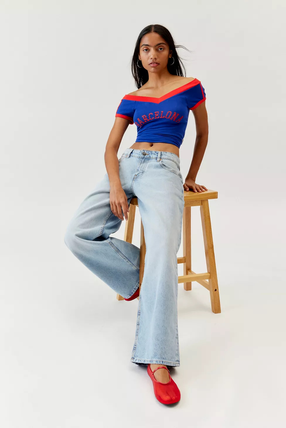Motel Roomy Extra Wide Low-Rise Jean | Urban Outfitters (US and RoW)